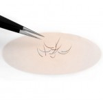 Suport din silicon pentru gene false fir cu fir Crem